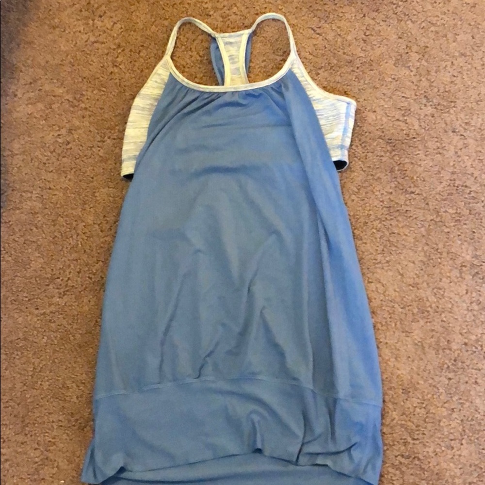 Lululemon Flow Y 2-in-1 tank.